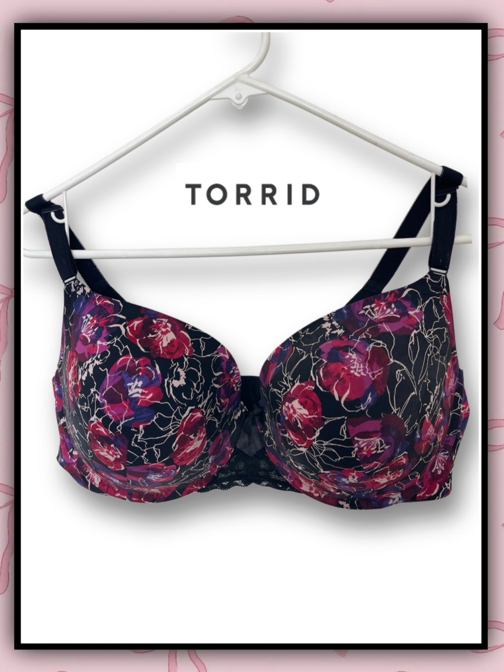 NEW TORRID Floral Push-Up Bra #1421sk